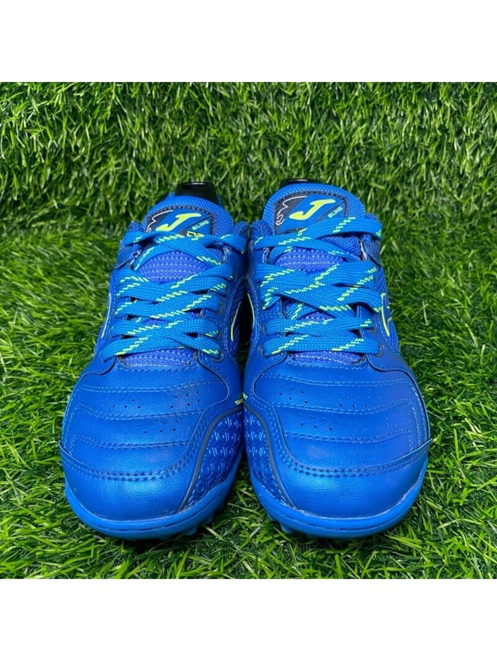 Joma Dribling Turf Soccer Shoes Driw.804.Tf Men's Usa 7 Eu 40 Blue Yellow 2230 View 2